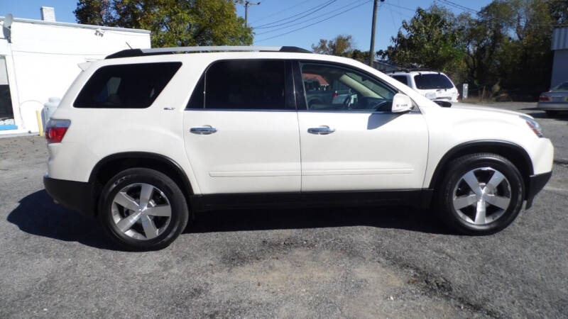 2012 GMC Acadia for sale at G AND J MOTORS in Elkin NC