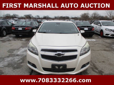 2013 Chevrolet Malibu for sale at First Marshall Auto Auction in Harvey IL