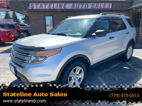 2013 Ford Explorer for sale at Stateline Auto Sales in South Beloit IL