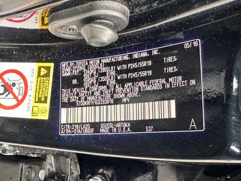 2016 Toyota Highlander Limited Platinum