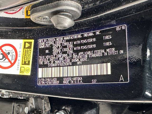 2016 Toyota Highlander Limited Platinum