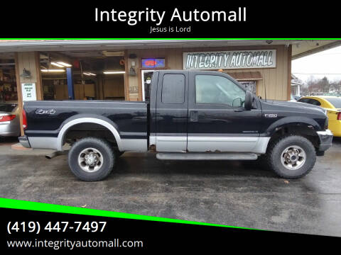 2001 Ford F-250 Super Duty for sale at Integrity Automall in Tiffin OH