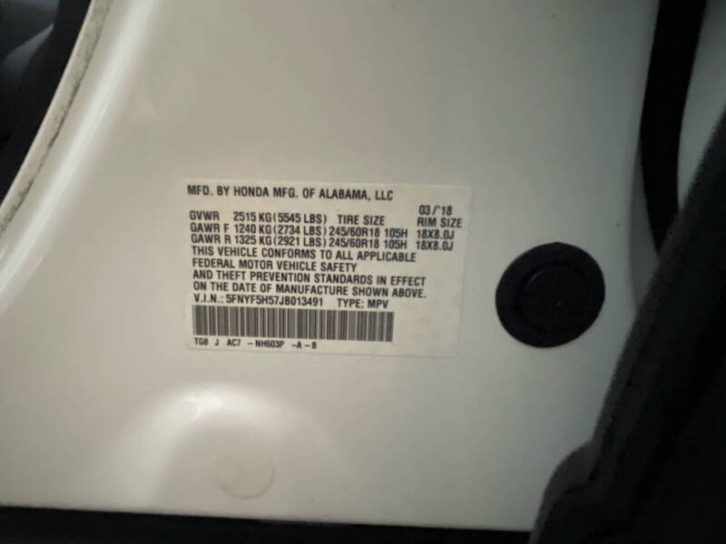 2018 Honda Pilot EX-L