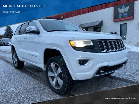 2016 Jeep Grand Cherokee for sale at METRO AUTO SALES LLC in Blaine MN