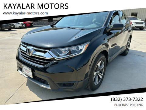 2017 Honda CR-V for sale at KAYALAR MOTORS in Houston TX