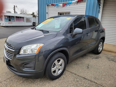 2016 Chevrolet Trax for sale at CENTER AVENUE AUTO SALES in Brodhead WI