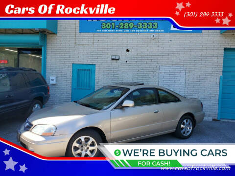 2001 Acura CL for sale at Cars Of Rockville in Rockville MD