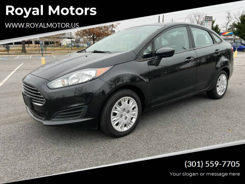 2014 Ford Fiesta for sale at Royal Motors in Hyattsville MD