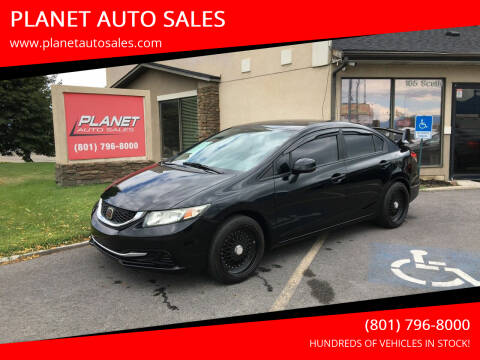 2013 Honda Civic for sale at PLANET AUTO SALES in Lindon UT