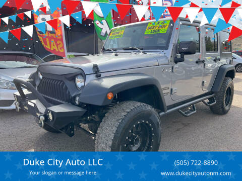 2018 Jeep Wrangler JK Unlimited for sale at Duke City Auto LLC in Gallup NM