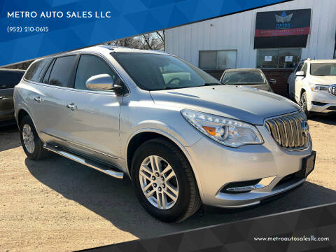 2015 Buick Enclave for sale at METRO AUTO SALES LLC in Lino Lakes MN