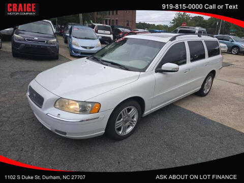 2007 Volvo V70 for sale at CRAIGE MOTOR CO in Durham NC