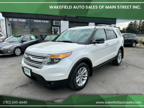 2011 Ford Explorer for sale at Wakefield Auto Sales of Main Street Inc. in Wakefield MA