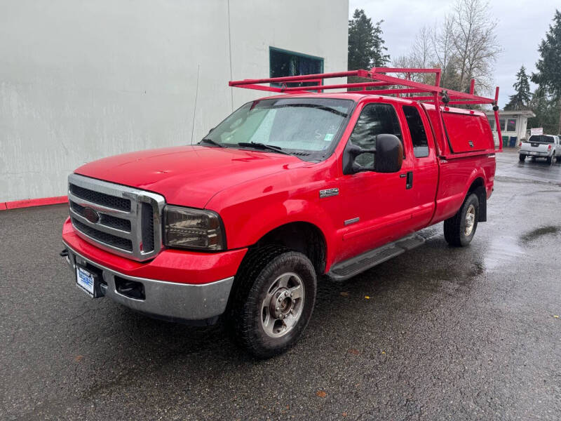 Used 2005 Ford F-250 Super Duty Lariat with VIN 1FTSX21P95EC22557 for sale in Kirkland, WA