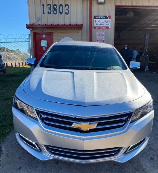 2018 Chevrolet Impala for sale at Total Auto Services in Houston TX