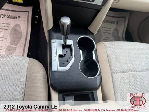 2012 Toyota Camry SE