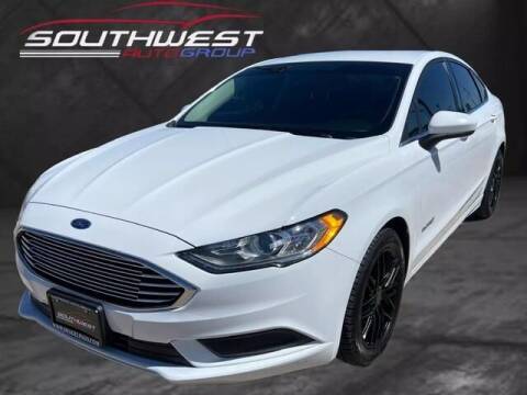 2018 Ford Fusion Hybrid for sale at SOUTHWEST AUTO GROUP-EL PASO in El Paso TX