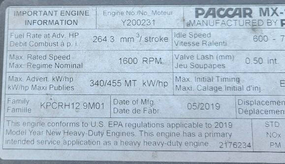 2020 Peterbilt 365