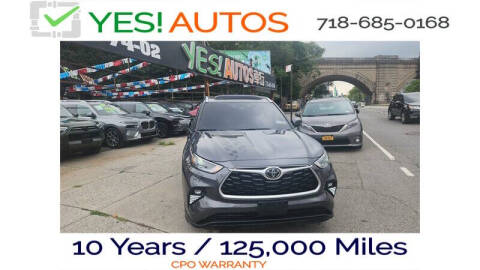 2022 Toyota Highlander for sale at Yes Haha in Flushing NY