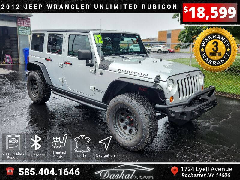 2012 Jeep Wrangler Unlimited for sale at Daskal Auto LLC in Rochester NY
