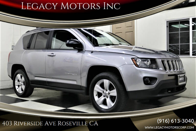 2016 Jeep Compass for sale at Legacy Motors Inc in Roseville CA