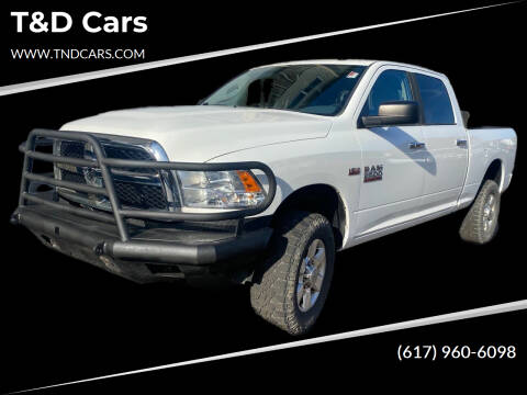2014 RAM 2500 for sale at T&D Cars in Holbrook MA