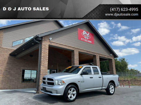 2014 RAM 1500 for sale at D & J AUTO SALES in Joplin MO