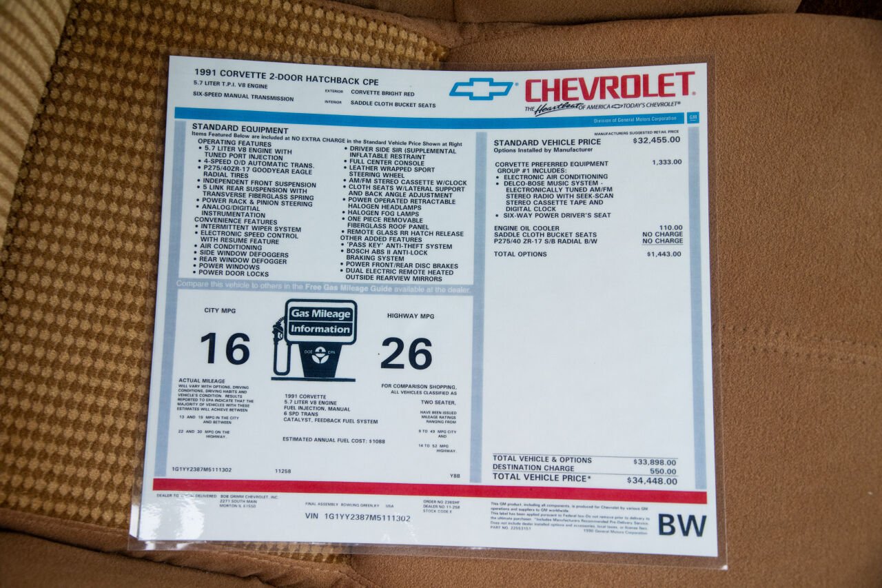 1991 Chevrolet Corvette 98
