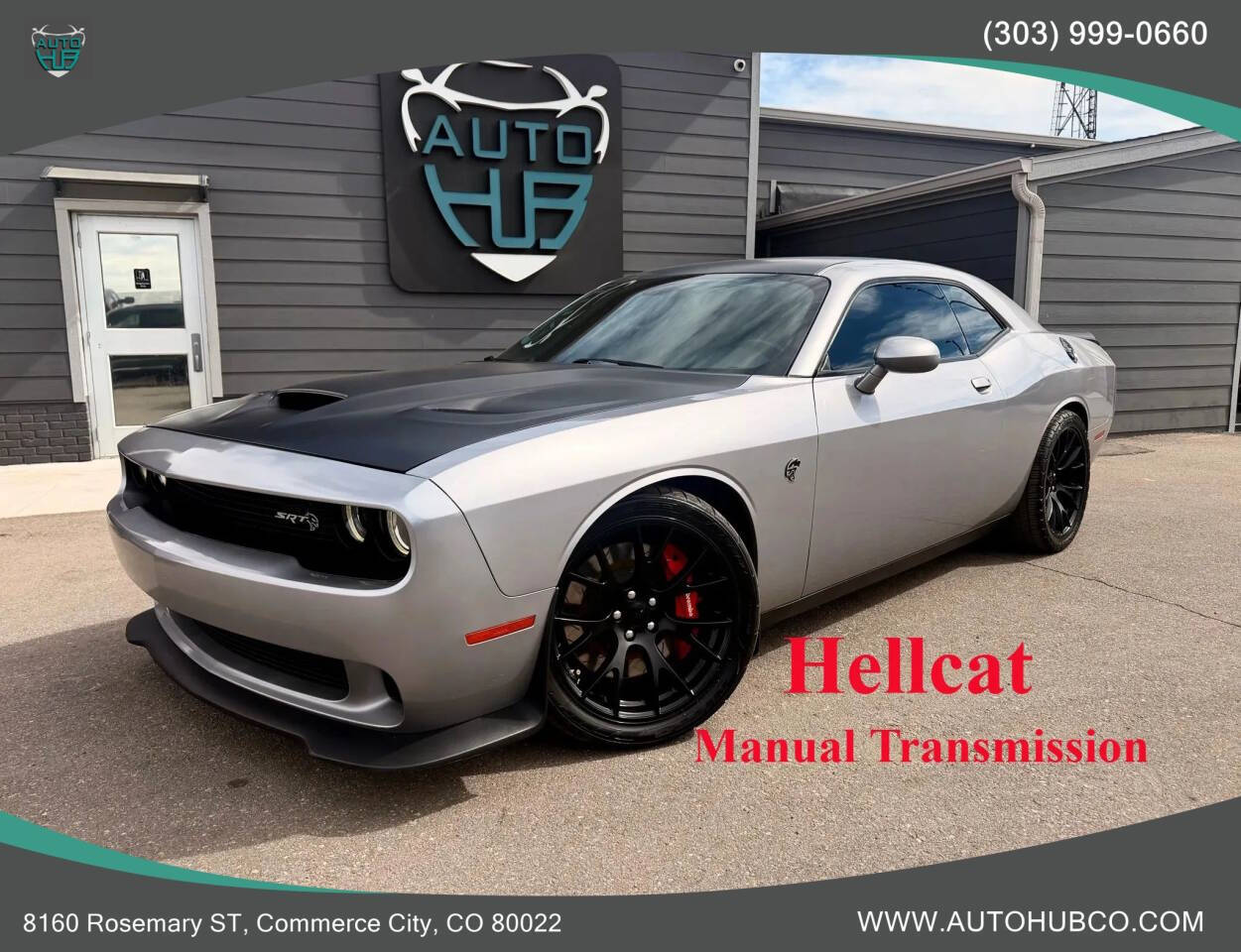 Silver 2015 Dodge Challenger SRT Hellcat SRT Hellcat 2dr Coupe 1