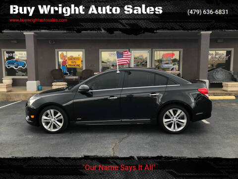 2014 Chevrolet Cruze for sale at Buy Wright Auto Sales in Rogers AR