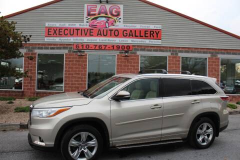 2016 Toyota Highlander for sale at EXECUTIVE AUTO GALLERY INC in Walnutport PA