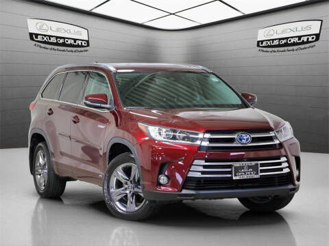 2017 Toyota Highlander Hybrid Limited Platinum