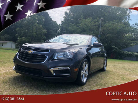 2015 Chevrolet Cruze for sale at Coptic Auto in Wilson NC