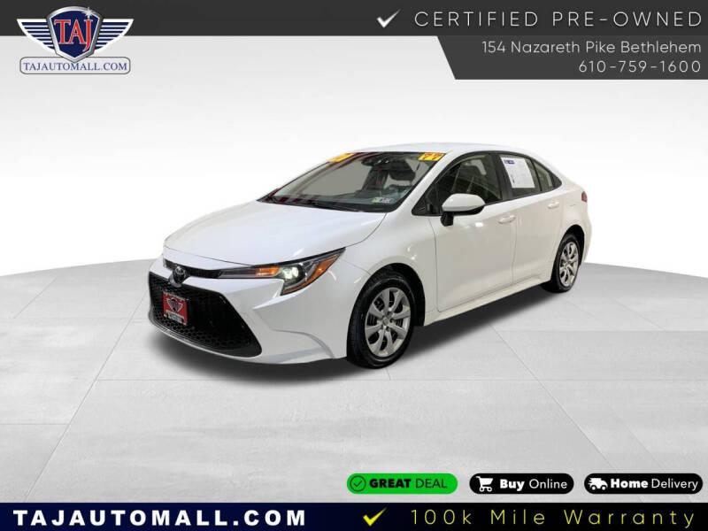 2020 Toyota Corolla for sale at Taj Auto Mall in Bethlehem PA