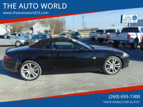 2007 Jaguar XK-Series for sale at THE AUTO WORLD in Churubusco IN