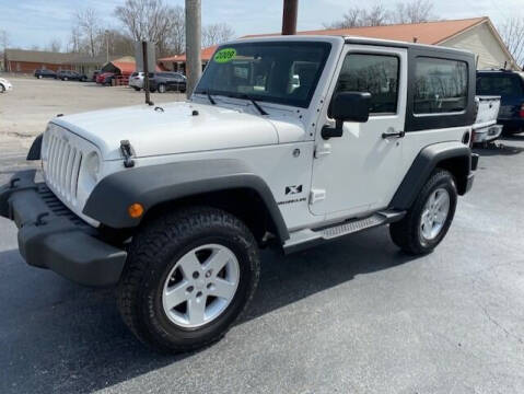 2009 Jeep Wrangler for sale at CRS Auto & Trailer Sales Inc in Clay City KY