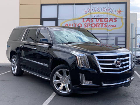 2015 Cadillac Escalade ESV for sale at Las Vegas Auto Sports in Las Vegas NV