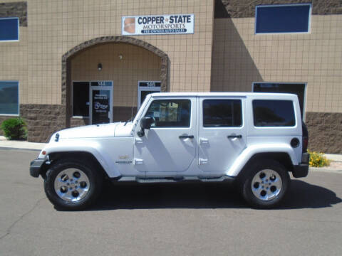 2013 Jeep Wrangler Unlimited for sale at COPPER STATE MOTORSPORTS in Phoenix AZ