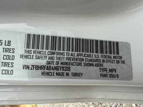 2022 RAM ProMaster City