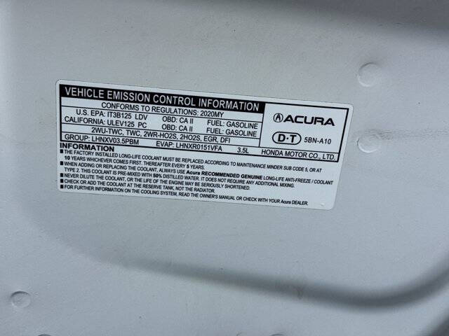 White 2020 Acura MDX Base 4dr SUV 21