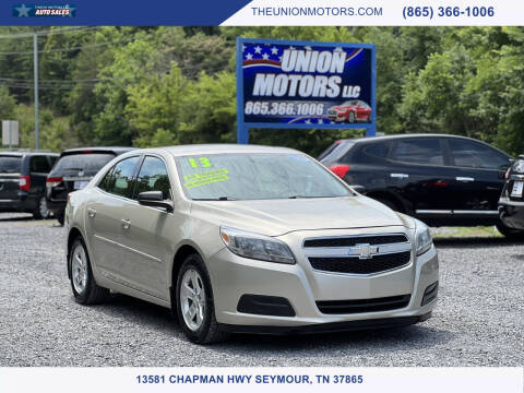 2013 Chevrolet Malibu for sale at Union Motors in Seymour TN