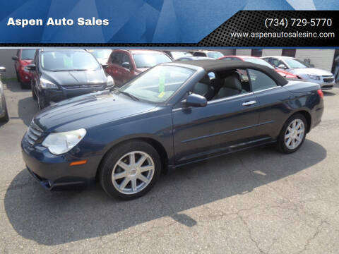 2008 Chrysler Sebring for sale at Aspen Auto Sales in Wayne MI