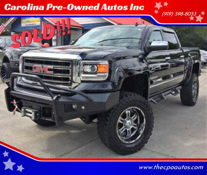 2014 GMC Sierra 1500 for sale at Carolina Pre-Owned Autos Inc in Durham NC