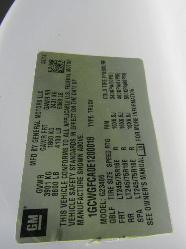 2014 Chevrolet Express