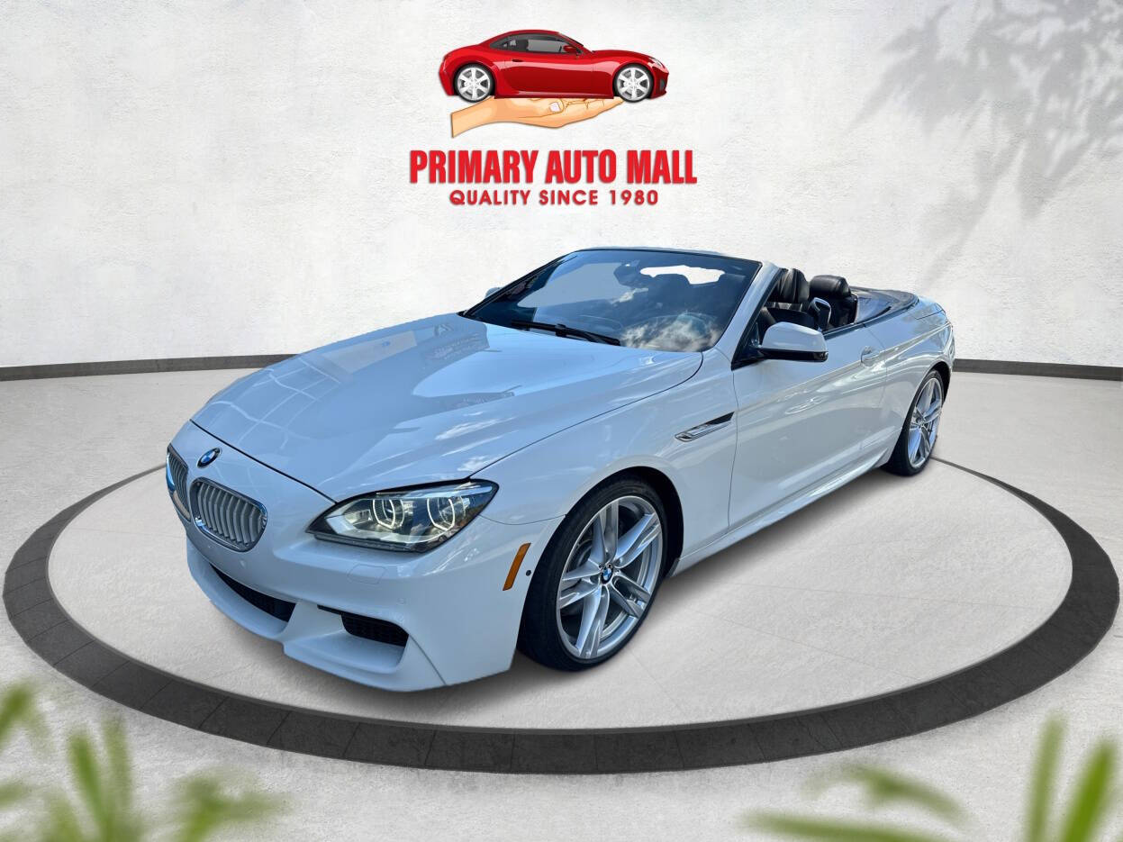 2013 BMW 6 Series for sale at Primary Auto Mall in Fort Myers, FL