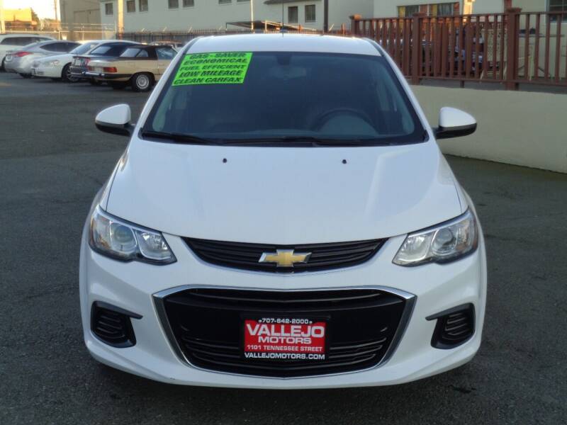 2019 Chevrolet Sonic for sale at Vallejo Motors in Vallejo CA