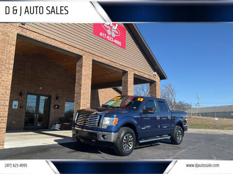 2012 Ford F-150 for sale at D & J AUTO SALES in Joplin MO