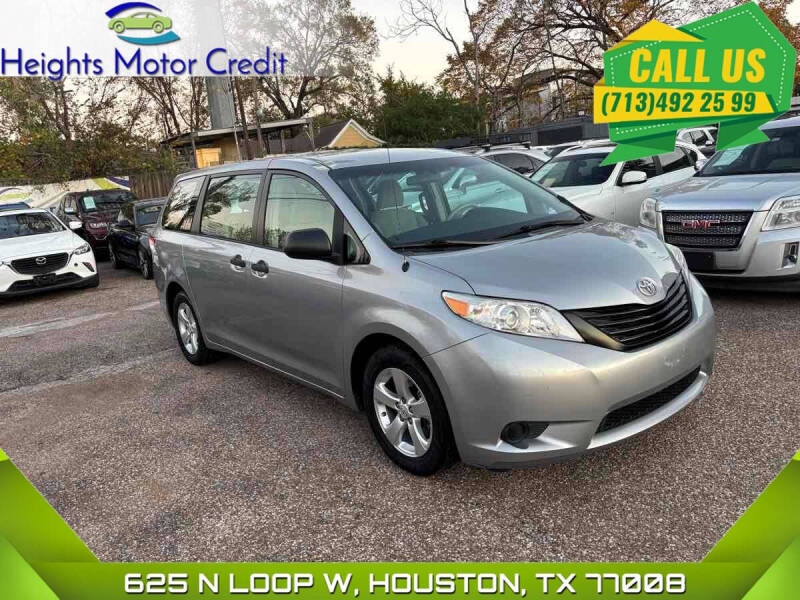 2013 Toyota Sienna for sale at Heights Motor Credit in Houston TX