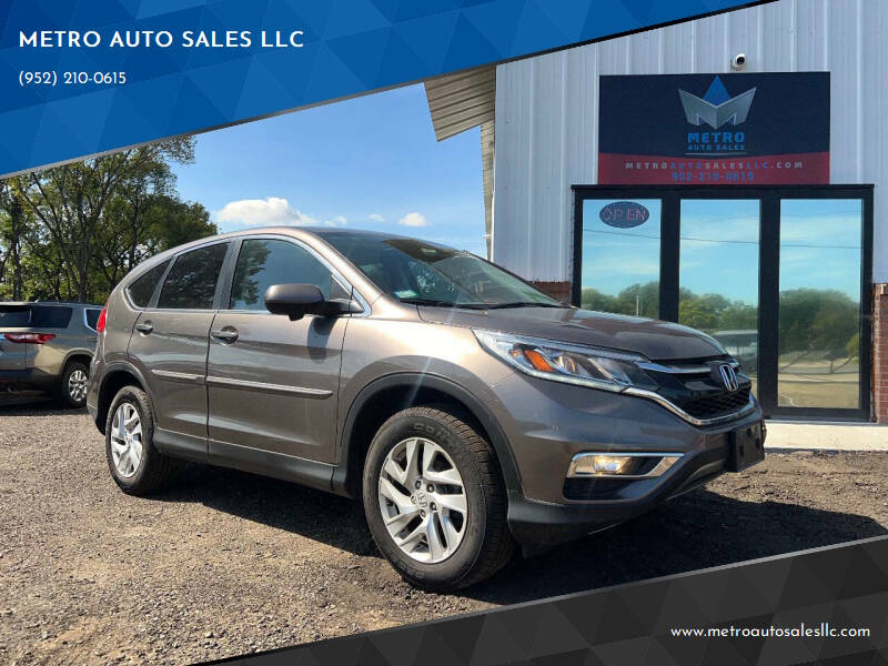 2015 Honda CR-V for sale at METRO AUTO SALES LLC in Lino Lakes MN