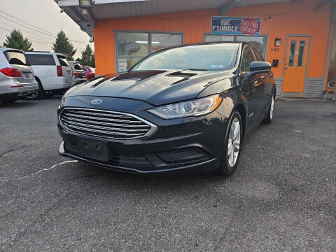 2018 Ford Fusion Hybrid for sale at Lehigh Valley Truck n Auto LLC. in Schnecksville PA